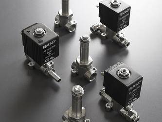 AIGNEP - Serie X2F DIRECT ACTING SOLENOID VALVES BODY IN STAINLESS STEEL AISI 316L-OPERATOR 13 mm