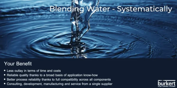 Burkert Blending Water - Systematically Flu-Tech Thailand