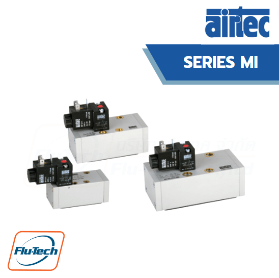 AIRTEC ISO and NAMUR Standardized Valves Series MI-01, MI-02, MI-03 ISO 5599-1 Size 1 to 3