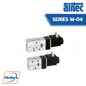 AIRTEC วาล์วควบคุมทิศทางด้วยไฟฟ้า รุ่น M-04 Series