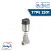 Burkert - Type 2301 Pneumatically operated 2 way Globe Control Valve-1