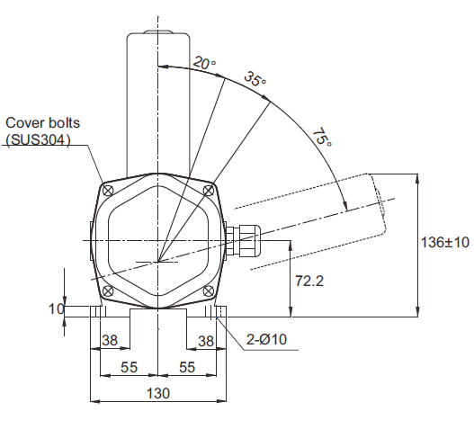 FineTek - SRT Conveyer Belt Misalignment Switch-dimensions-1