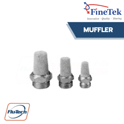 FineTek – ตัวเก็บเสียง Muffler / Silencer Silencer (Pneumatic Air Vibrator Accessories) - Flu-Tech Fine-Tek Authorized Distributor in Thailand
