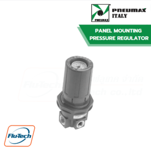 PNEUMAX - PANEL MOUNTING PRESSURE REGULATOR INCLUDING PRESSURE GAUGE