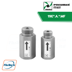 PNEUMAX - SHUT-OFF VALVES WITH CONTROLLED LEAKEGE LOSS - 19E*.A.*.MF