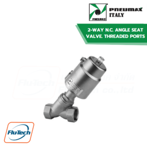 2-WAY N.C. ANGLE SEAT VALVE. THREADED PORTS (DESIGNED TO PREVENT WATER HAMMER) – 1/2” … 3”