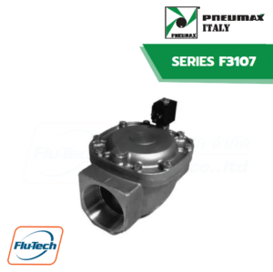 PNEUMAX - โซลินอยด์วาล์วทองเหลือง 2 ทาง NC รุ่น F3107 - 1” 1/4 … 3”