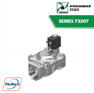 PNEUMAX - โซลินอยด์วาล์วสแตนเลส 2 ทาง NC รุ่น F3207 - 1/4 …1” 1/4