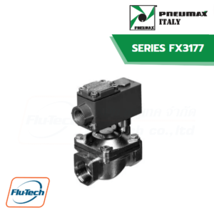 PNEUMAX - โซลินอยด์วาล์วสแตนเลส 2 ทาง NC รุ่น FX3177 -3/8”…1”