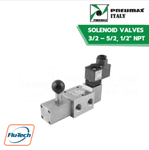 PNEUMAX - SOLENOID VALVES 3/2 – 5/2 1/2″ NPT