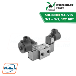 PNEUMAX - SOLENOID VALVES 3/2 – 5/2 1/2″ NPT