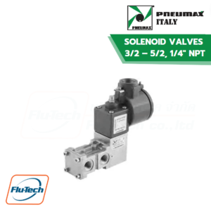 PNEUMAX - SOLENOID VALVES 3/2 – 5/2 1/4″ NPT