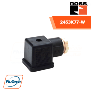 ROSS - คอนเนคเตอร์ไฟฟ้า สำหรับ โซลินอยด์วาล์ว รุ่น 2453K77-W