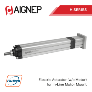 Aignep - H Series - Electric Actuated Cylinder without Motor - ตัวแทนจำหน่ายอย่างเป็นทางการ - บริษัท ฟลูเทค จํากัด - @flutech.co.th