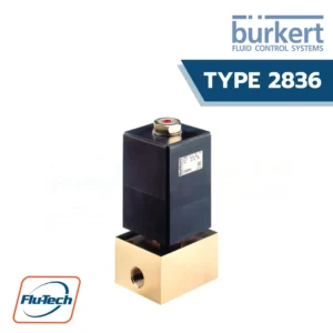 Burkert-Type 2836 Direct-acting 2-way Solenoid Control Valve