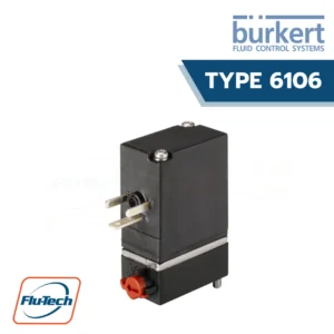 Burkert-Type 6106 Pneumatic-Rocker-Solenoid Valve