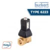 Burkert-Type 6223 - Servo-assisted 2-way high-flow solenoid control valve