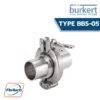 Burkert-Type BBS-05 Clamp connection in Quick Connect or aseptic version- DIN 11864-3
