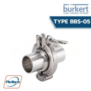 Burkert-Type BBS-05 Clamp connection in Quick Connect or aseptic version- DIN 11864-3