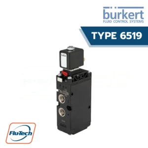 Burkert – Type 6519 Servo-assisted solenoid valve for pneumatics