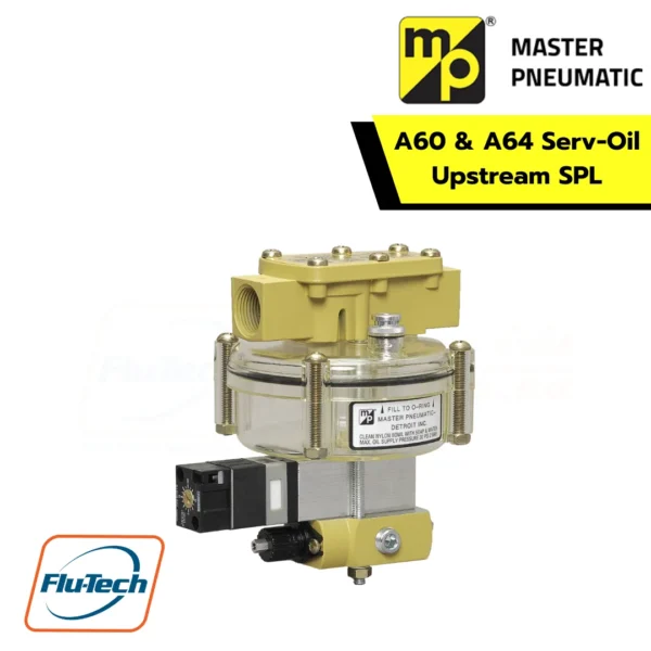 A60 & A64 Serv-Oil Upstream SPL (single point lubricator) for Air Tools 1/2 and 3/4