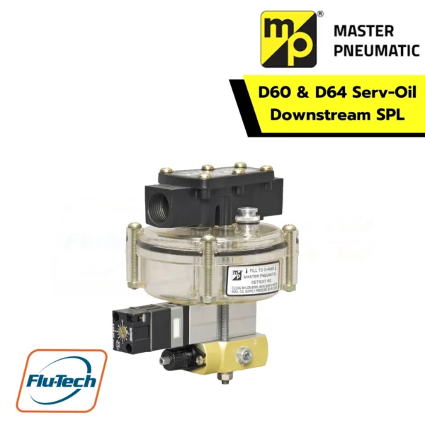 Master pneumatic - D60 & D64 Serv-Oil Downstream SPL (single point lubricator) for Equipment except Air Tools 1/2 and 3/4