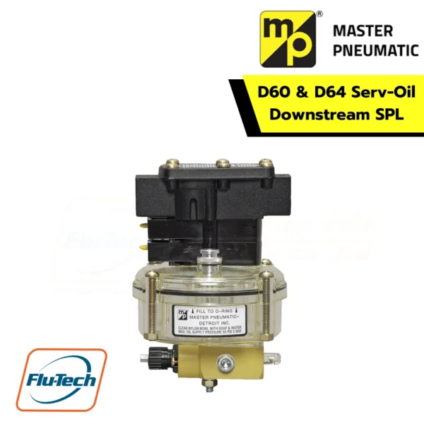 Master pneumatic - D60 & D64 Serv-Oil Downstream SPL (single point lubricator) for Equipment except Air Tools 1/2 and 3/4