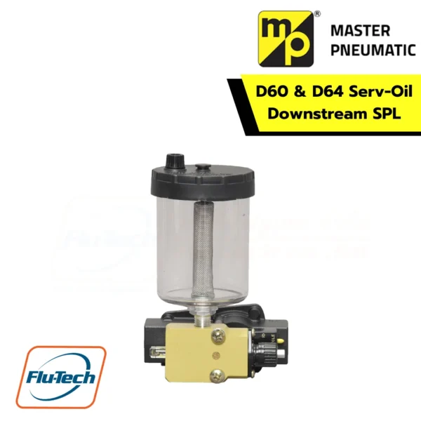 Master pneumatic - D60 & D64 Serv-Oil Downstream SPL (single point lubricator) for Equipment except Air Tools 1/2 and 3/4