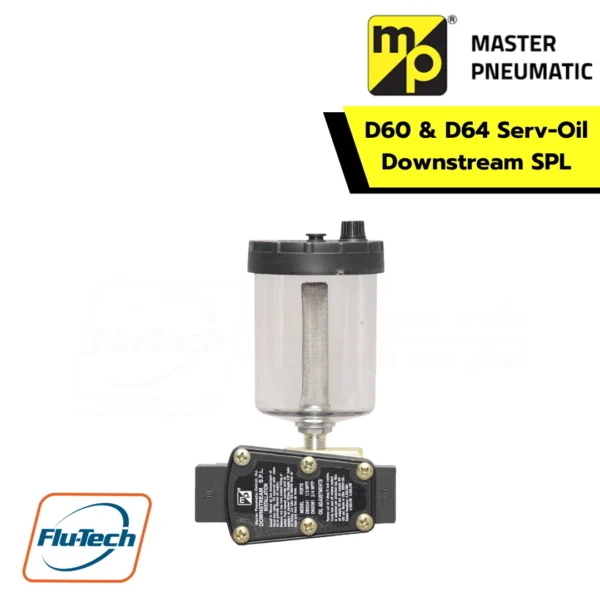 Master pneumatic - D60 & D64 Serv-Oil Downstream SPL (single point lubricator) for Equipment except Air Tools 1/2 and 3/4