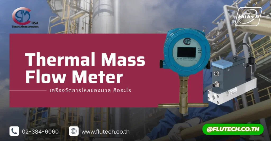 Thermal Mass Flow Meter (MFM) หรือ เครื่องวัดการไหลของมวล คืออะไร