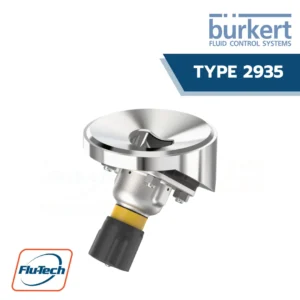 Burkert - Type 2935 - Tank bottom diaphragm valve with manually operated actuator