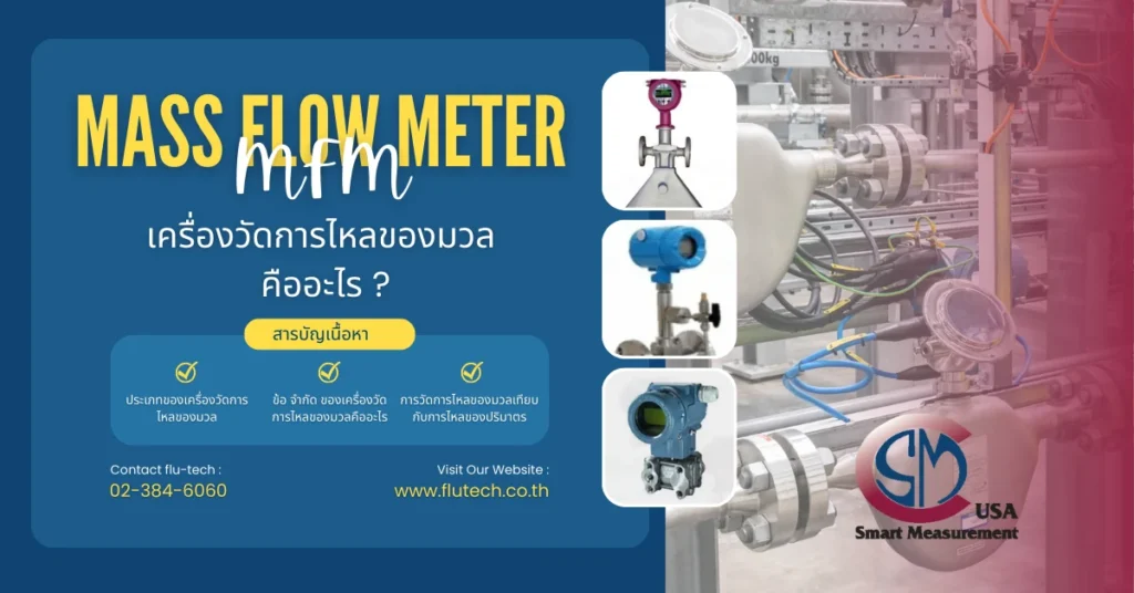 Mass Flow Meter ( MFM ) เครื่องวัดการไหลของมวล คืออะไร