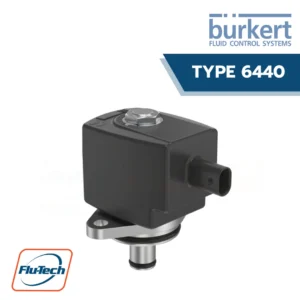 Burkert Type 6440 Servo-assisted 2/2-way piston valve