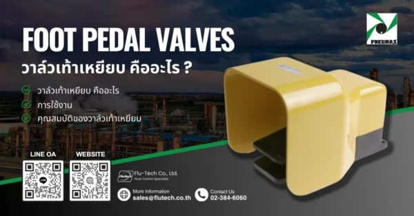 วาล์วเท้าเหยียบ (Foot Pedal Valves)