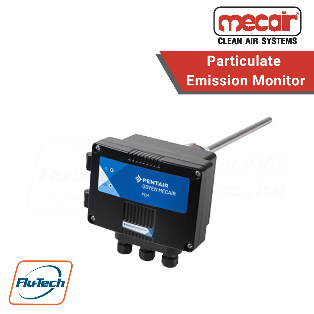 เครื่องตรวจวัดการปล่อยมลพิษ จาก Pentair Mecair PEM Particulate Emission Monitor
