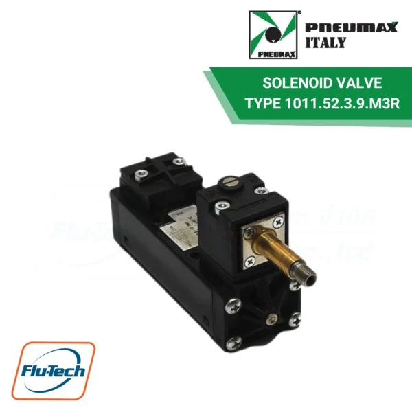 PNEUMAX - solenoid valve 5/2-way coil 24 VDC with plug Type 1011.52.3.9.M3R