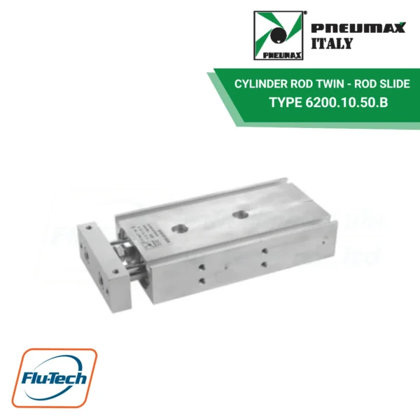 PNEUMAX - CYLINDER ROD TWIN - ROD SLIDE TYPE 6200.10.50.B