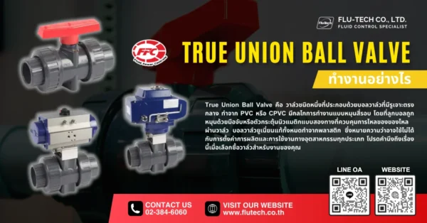 True Union Ball Valve ทำงานอย่างไร