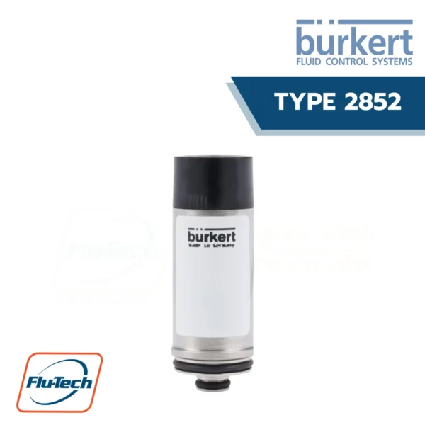 Burkert Type 2852 2-way proportional valve with pressure compensation วาล์วควบคุมแบบสัดส่วนสองทางที่มีการชดเชยแรงดัน