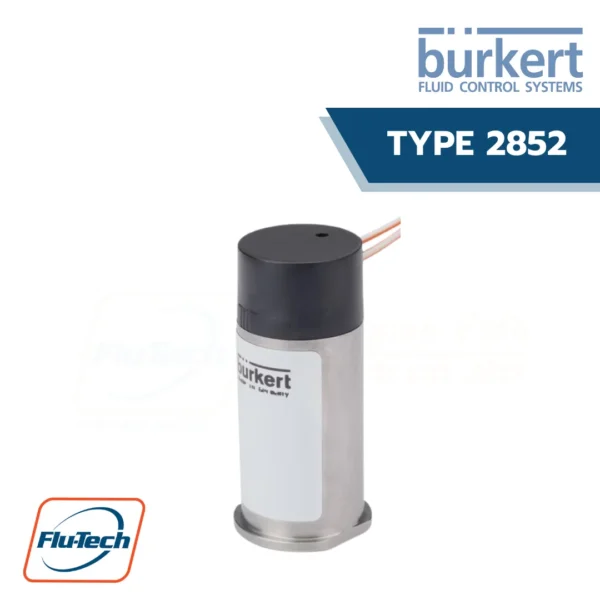 Burkert Type 2852 2-way proportional valve with pressure compensation วาล์วควบคุมแบบสัดส่วนสองทางที่มีการชดเชยแรงดัน