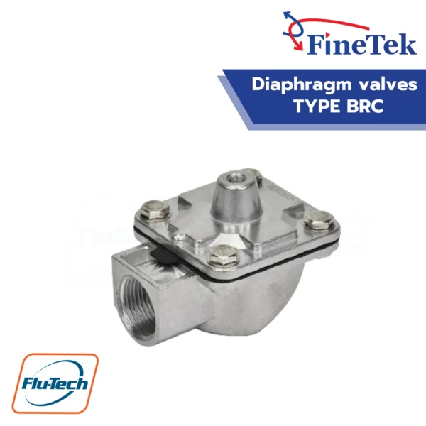 Diaphragm valve with female thread วาล์วไดอะแฟรม อุปกรณ์สำคัญในระบบกำจัดฝุ่น ยี่ห้อ FineTek