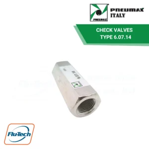 Pneumax - Check valves Size 1/4" TYPE 6.07.14