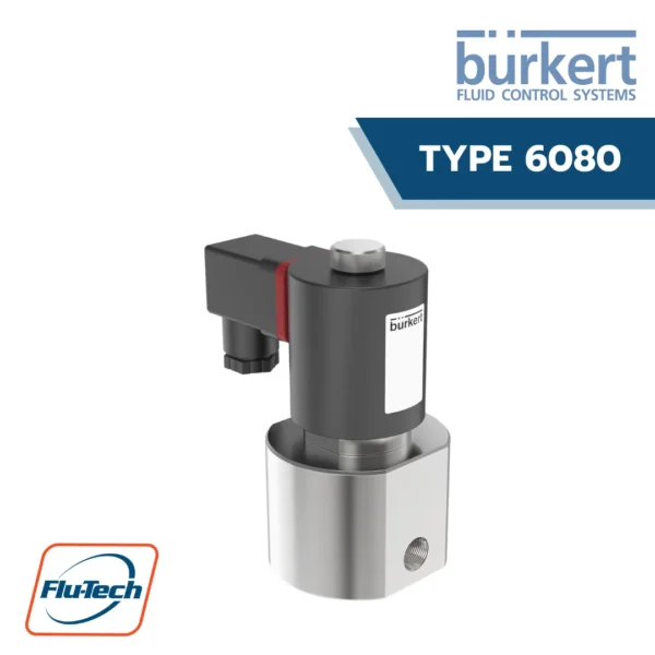 Direct-acting 2/2-way plunger valve รุ่น 6080 ยี่ห้อ Burkert