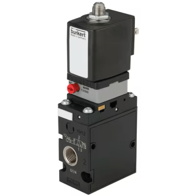 Type 6518 - Servo-assisted 3/2 way Solenoid Valve for pneumatics - Burkert Thailand Authorized Distributor - FLUTECH CO., LTD.