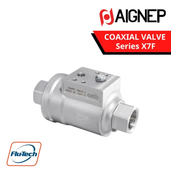 Coaxial Valve 2/2 NC X7F series ยี่ห้อ AIGNEP