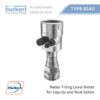 Burkert - Type 8140 - Radar filling level meter for liquids and bulk solids suitable for use in applications with aggressive fluids or with hygienic requirements - Flutech Co., Ltd. - บริษัท ฟลูเทค จํากัด