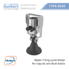 จําหน่าย Burkert Thailand - Type 8140 - Radar filling level meter for liquids and bulk solids suitable for use in applications with aggressive fluids or with hygienic requirements - Flutech Co., Ltd.