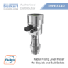 Burkert Thailand - Type 8140 - Radar filling level meter for liquids and bulk solids suitable for use in applications with aggressive fluids or with hygienic requirements - - ตัวแทนจำหน่ายอย่างเป็นทางการ - บริษัท ฟลูเทค จํากัด - @flutech.co.th