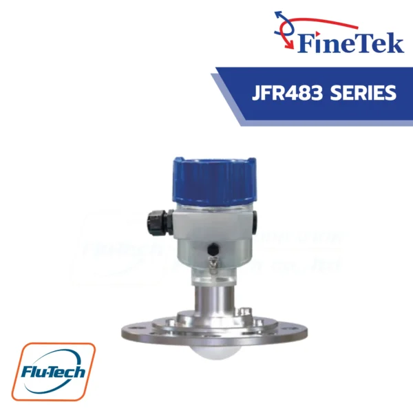 FineTek - JFR483 Radar Wave Level Gauge เครื่องวัดระดับของเหลวแบบเรดาร์ แบบไม่สัมผัสที่ใช้ความถี่สูง 80GHz เหมาะสำหรับสภาพแวดล้อมกลางแจ้งหรือในอุตสาหกรรม