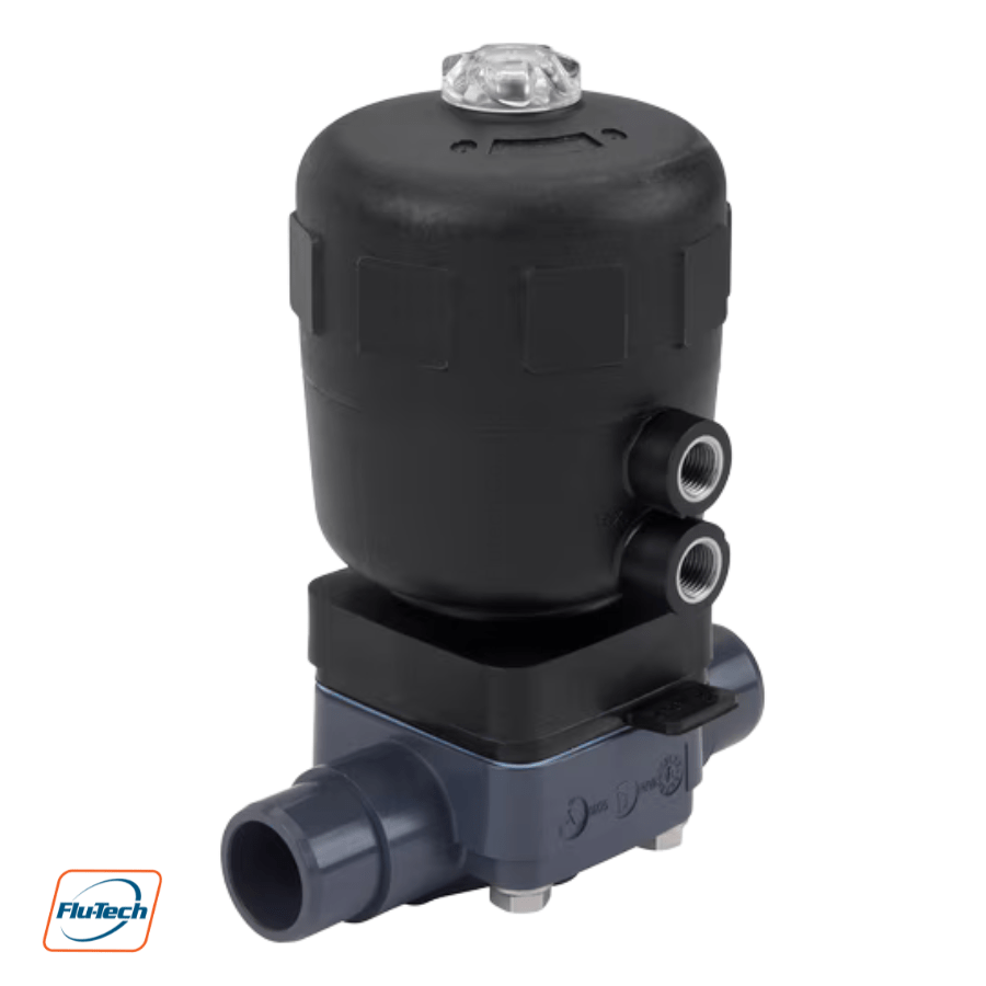 Bürkert – Type 2030 - 2_2-way diaphragm valve with pneumatic plastic actuator (Type CLASSIC) - บริษัท ฟลูเทค จํากัด - @flutech.co.th - ตัวแทนจําหน่าย Burkert Thailand